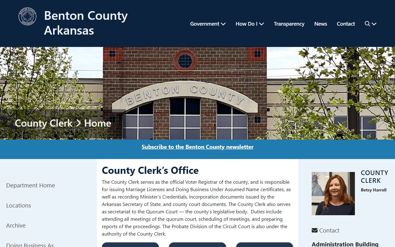 Benton County Probate Court Records