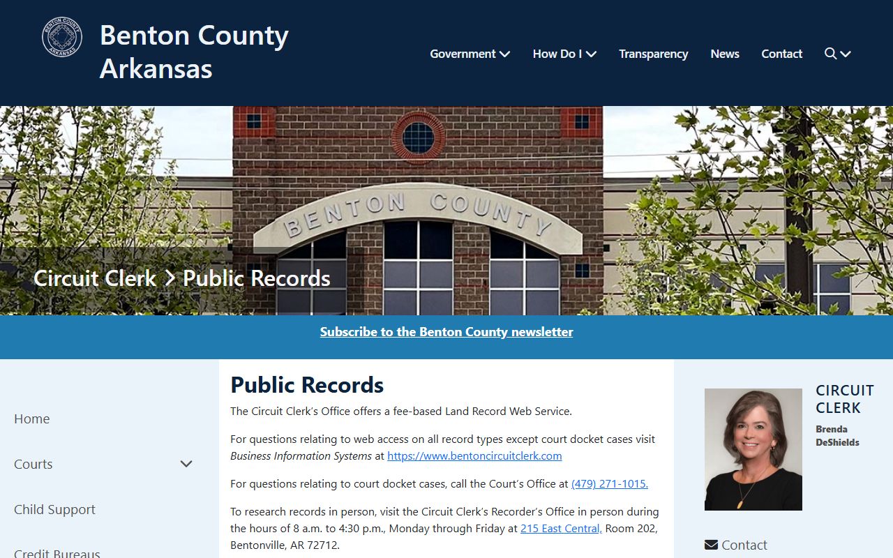 Benton County Probate Court Records