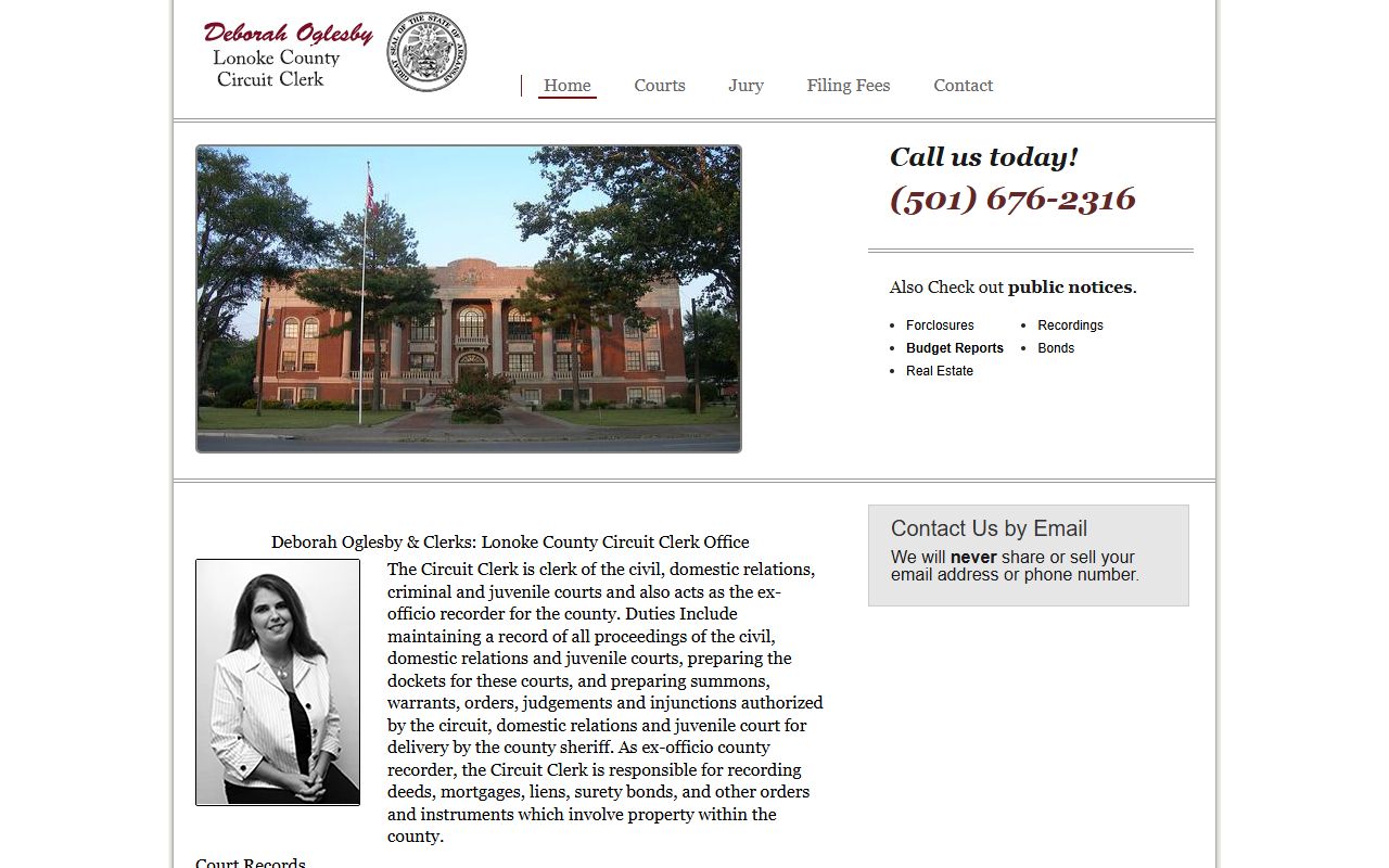 Lonoke County Probate Court Records