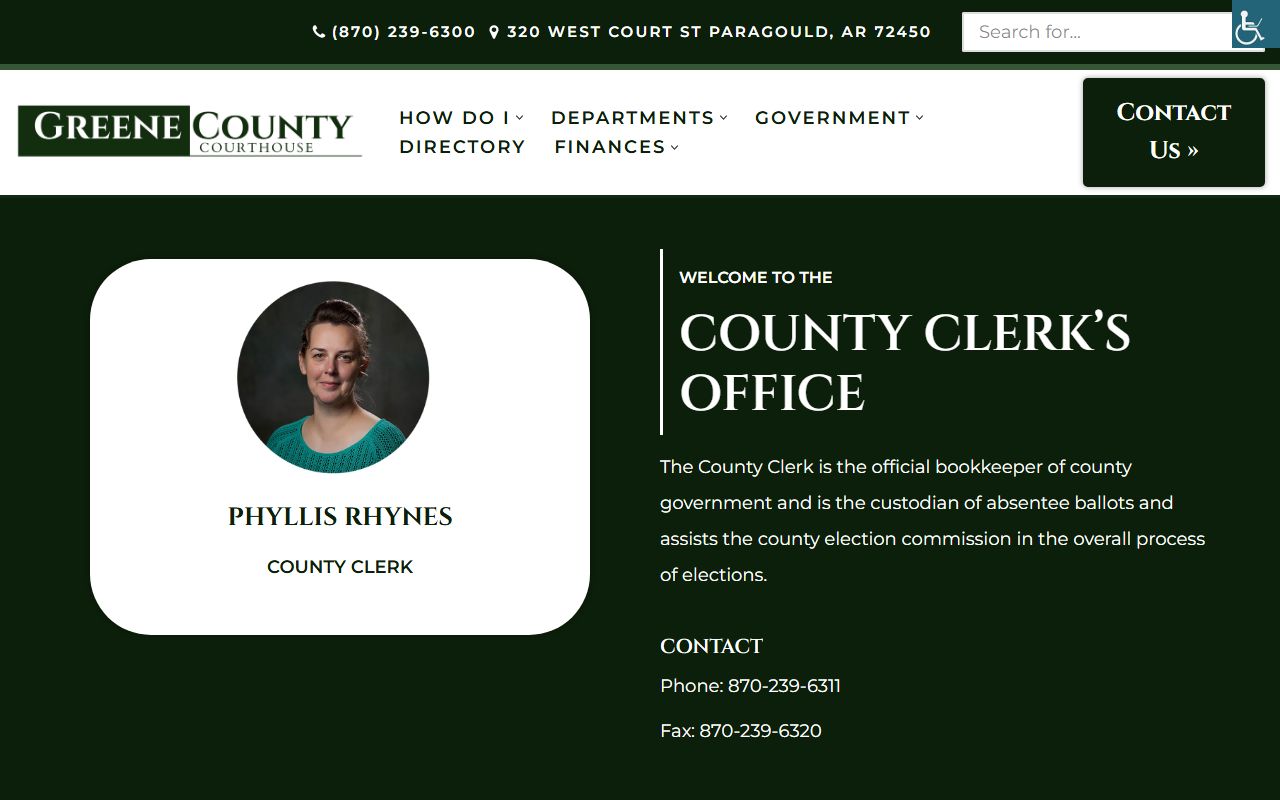 Greene County Probate Court Records